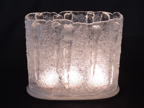 Oval Votive w/ Icicles