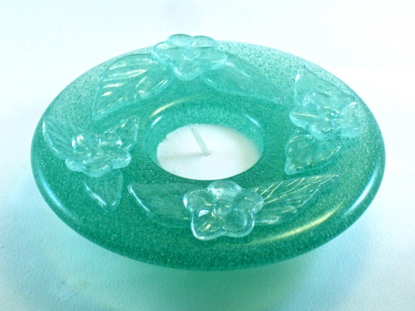 Blossoms and Leaves Candle Holder