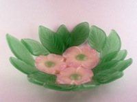 Dogwood and Leaf Bowl