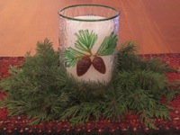 Pine Cone Candle Chimney