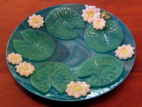 Lotus and Lily Pad Platter