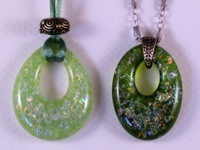 Oval and Teardrop Pendants