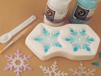 Making Colour de Verre Snowflakes